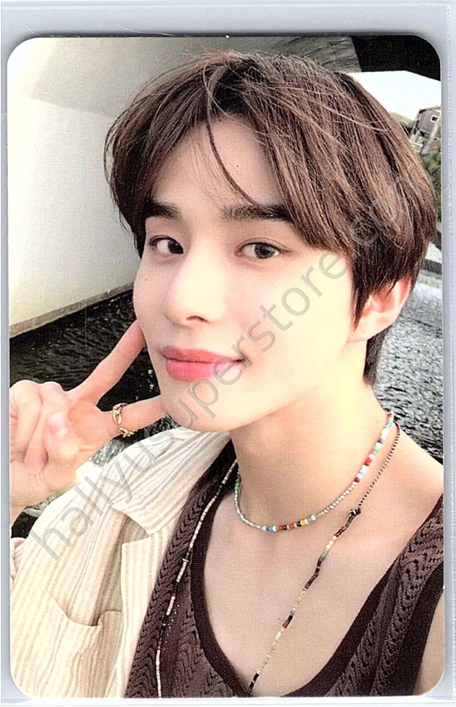 NCT - Jungwoo - 2023 NCT CCOMAZ GROCERY STORE POP-UP merch photocard orange version selfie trading card