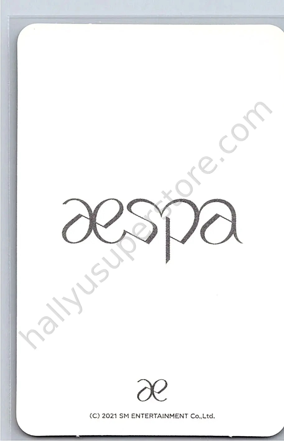 aespa - Winter - Black Mamba (Debut Single) epoxy stickers merch photocard