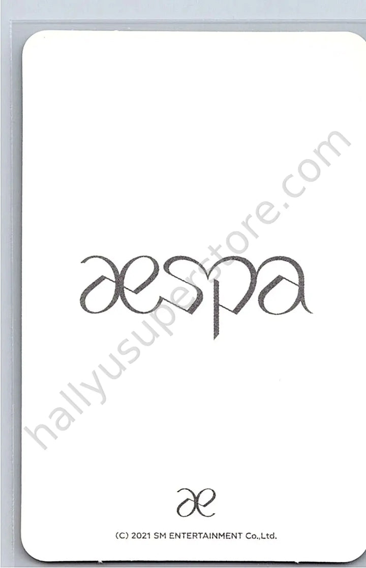 aespa - Winter - Black Mamba (Debut Single) epoxy stickers merch photocard