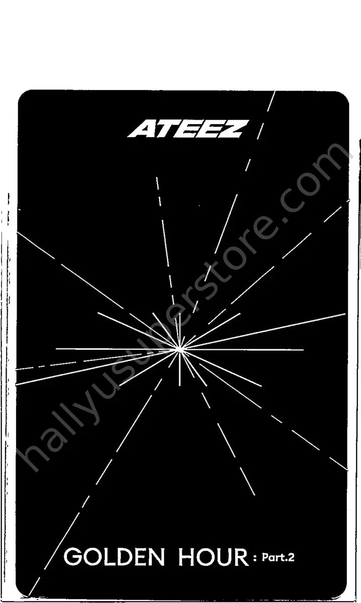 ATEEZ - Yunho - ATEEZ - Yunho - Golden Hour : Part.2 Album digipack version fromm store pob (pre-order benefit) hello82 minirecord shop lucky draw musicart (music art) makestar