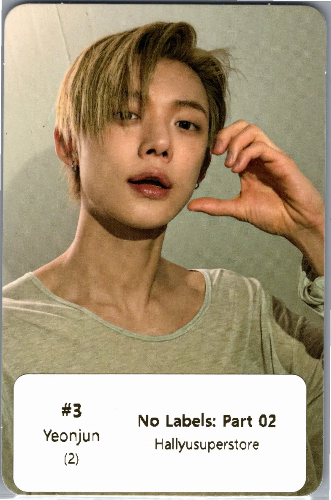YEONJUN "NO LABELS: PART 02" - Official Photocard [26.07.16]