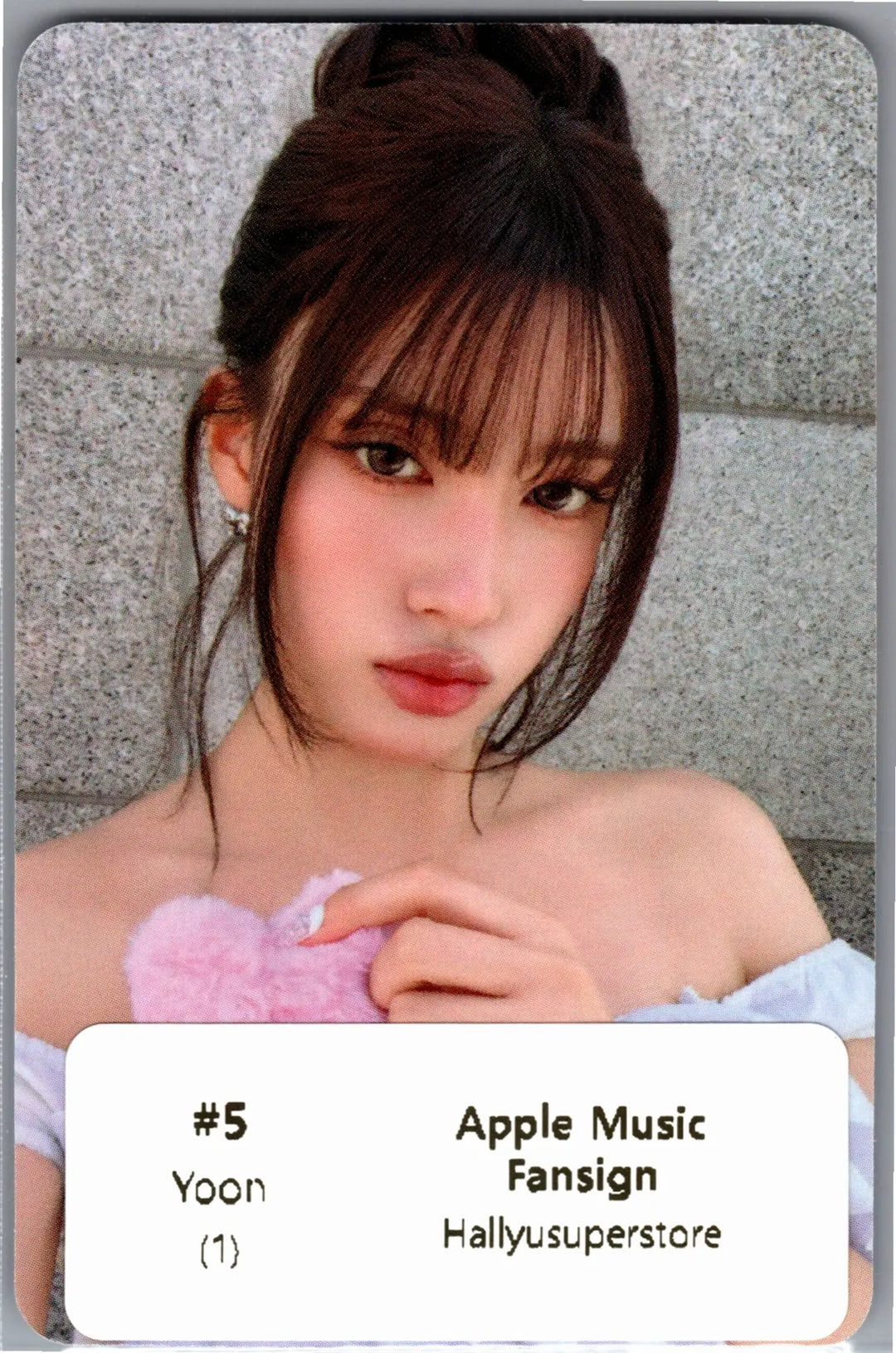 STAYC "2:LOVE" - Apple Music Fansign Event Photocard (PLAVE Ver.) [26.07.24]