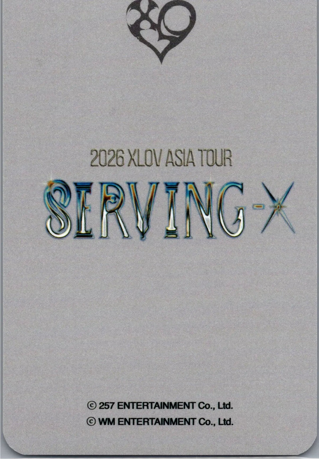 XLOV "2026 XLOV ASIA TOUR [Serving-X]" - XLOV Concert MD Special Event Photocard [26.07.20]