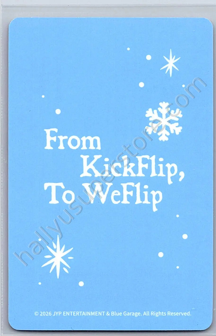 KickFlip - Minje - From KickFlip to WeFlip, 1st Fan Concert Event merch photocard trading card set