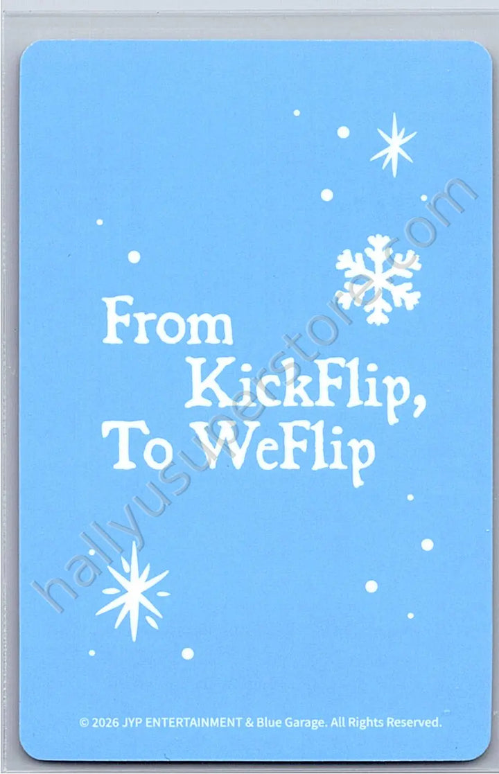 KickFlip - Minje - From KickFlip to WeFlip, 1st Fan Concert Event merch photocard trading card set