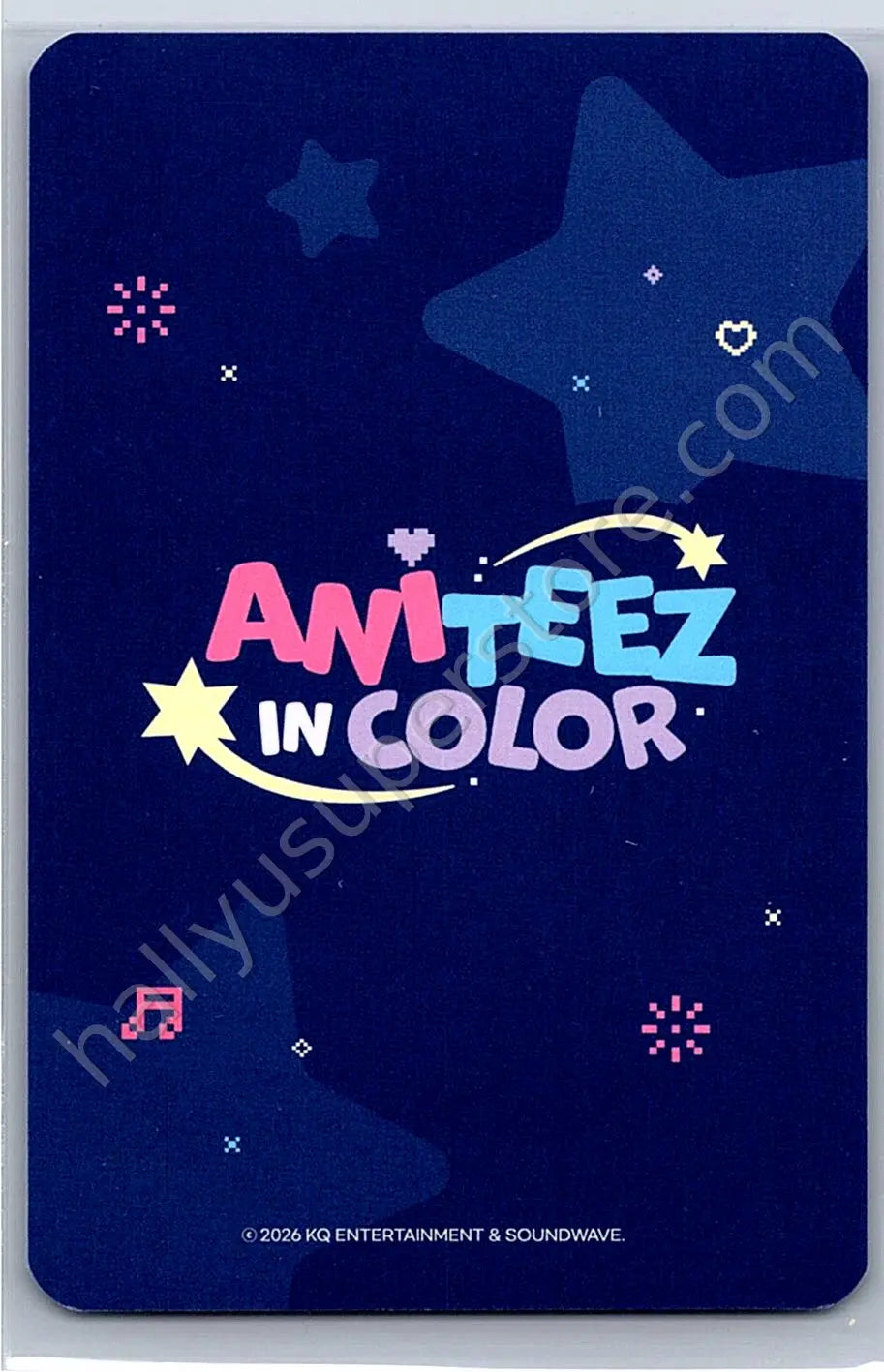 ATEEZ - Hongjoong - ANITEEZ IN COLOR trading card version 3