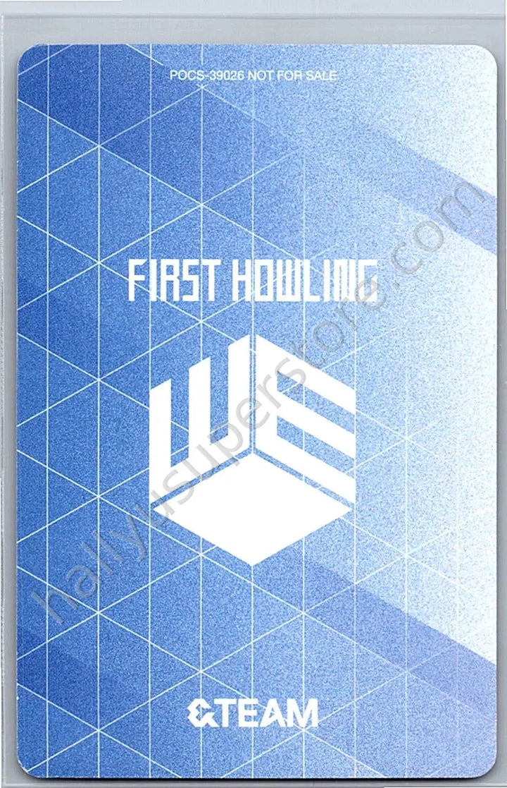 &amp;TEAM - Yuma - First Howling : WE EP album photocard standard version