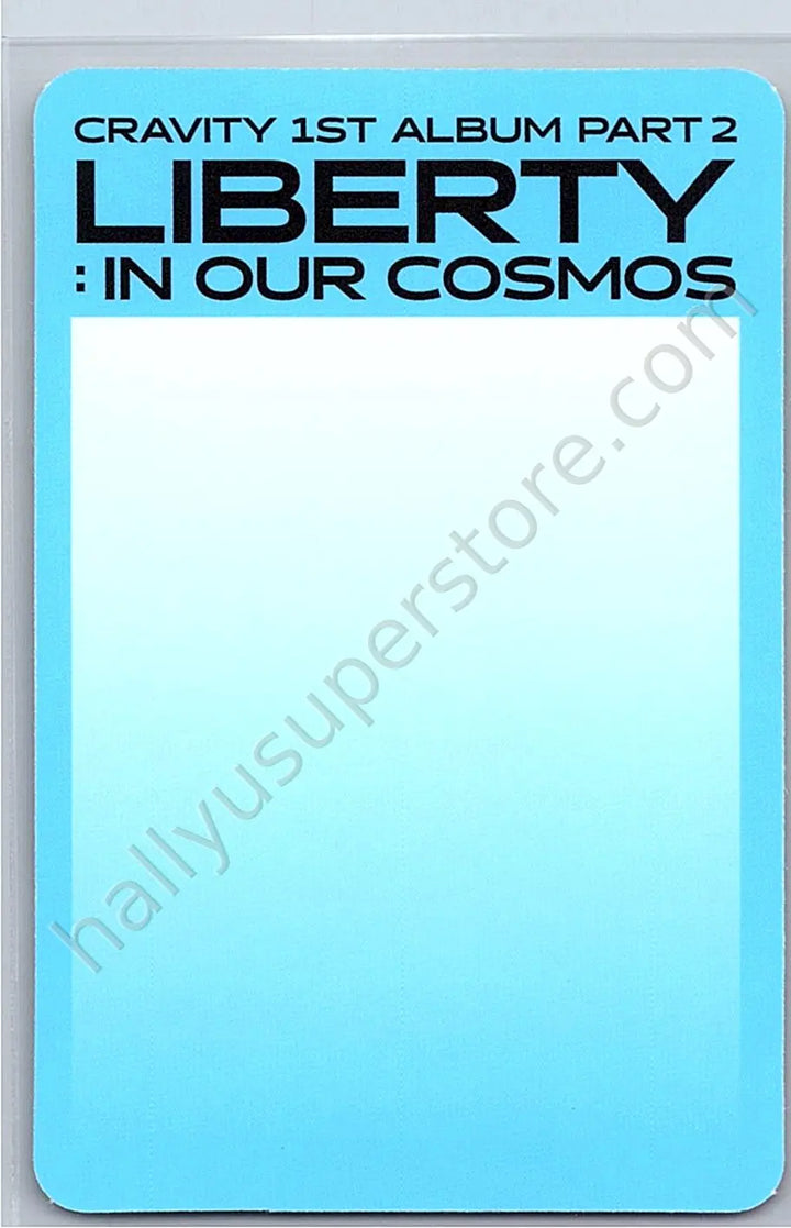 CRAVITY - Woobin - CRAVITY - Woobin &amp; Allen - LIBERTY : IN OUR COSMOS  Album album photocard adrenaline version