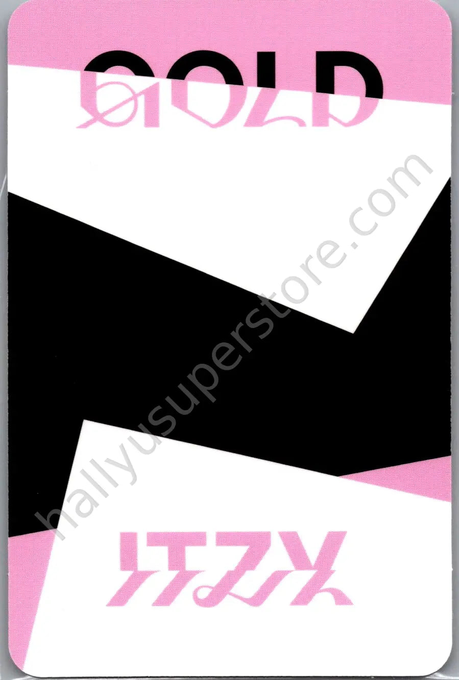 ITZY - Ryujin - GOLD album photocard standard version
