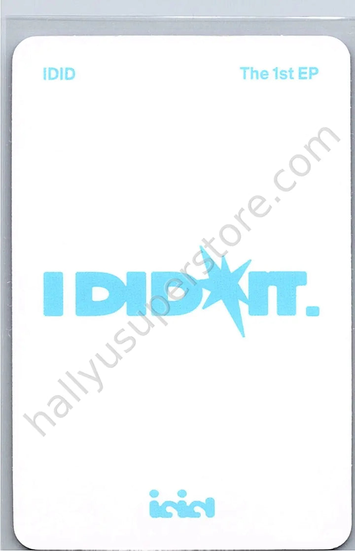 IDID - Semin - I did it DODO Ver.