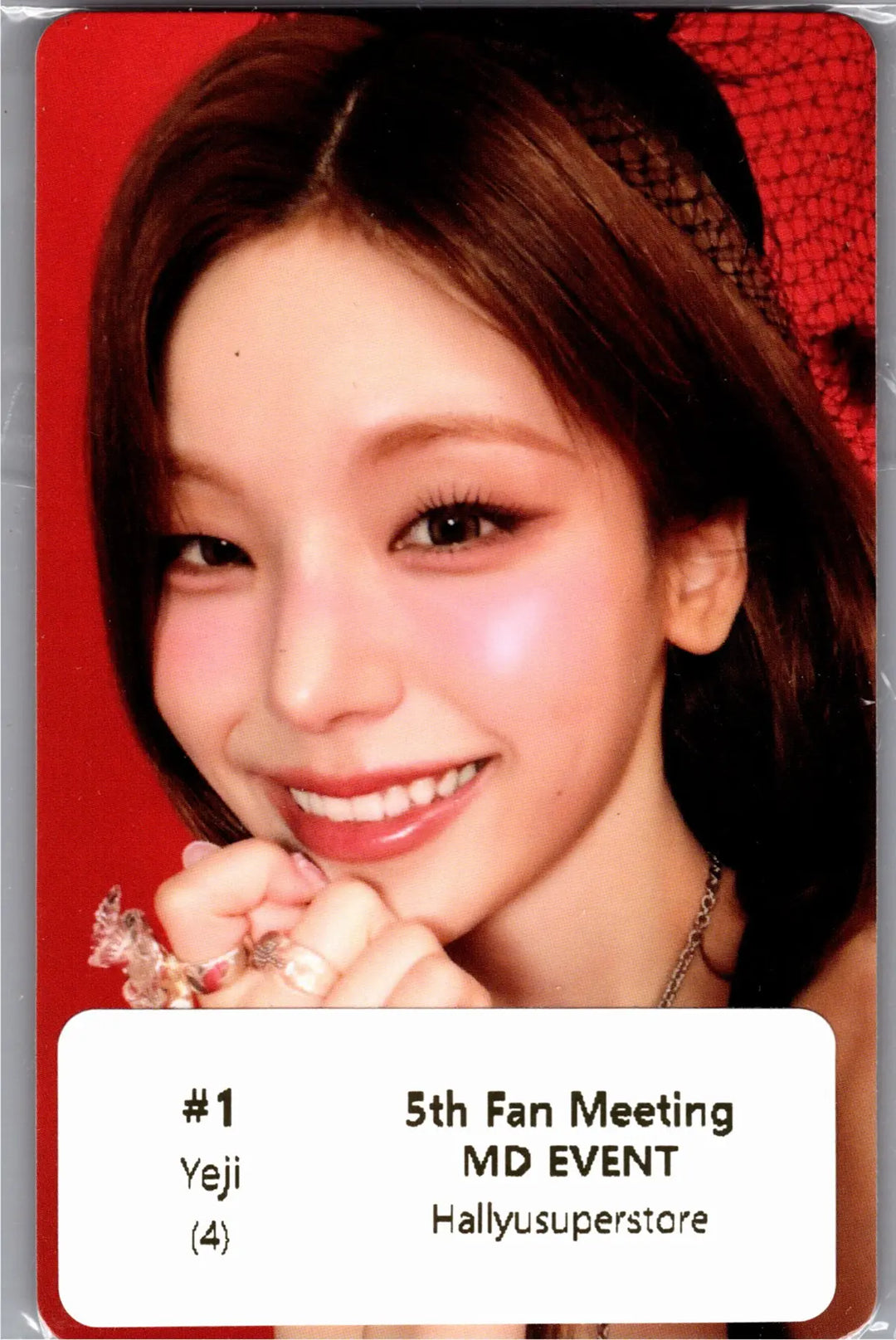 ITZY - ITZY 5th FanMeeting "All in, Midzy" MD Event Photocard [26.08.07][Rectocked08/10]
