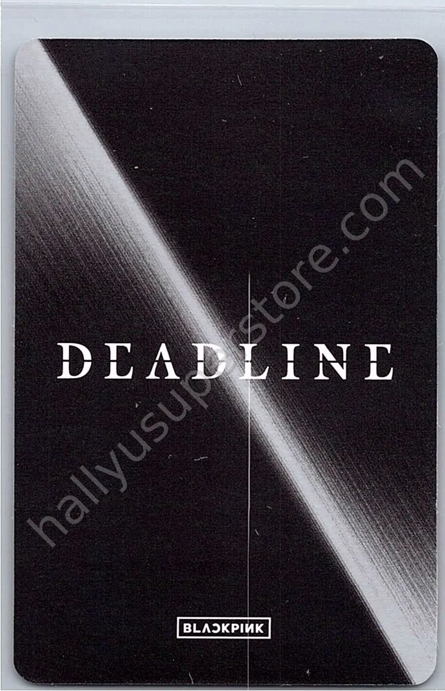 BLACKPINK - Jennie - Deadline album photocard silver version