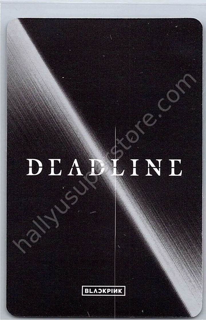 BLACKPINK - Jennie - Deadline album photocard silver version