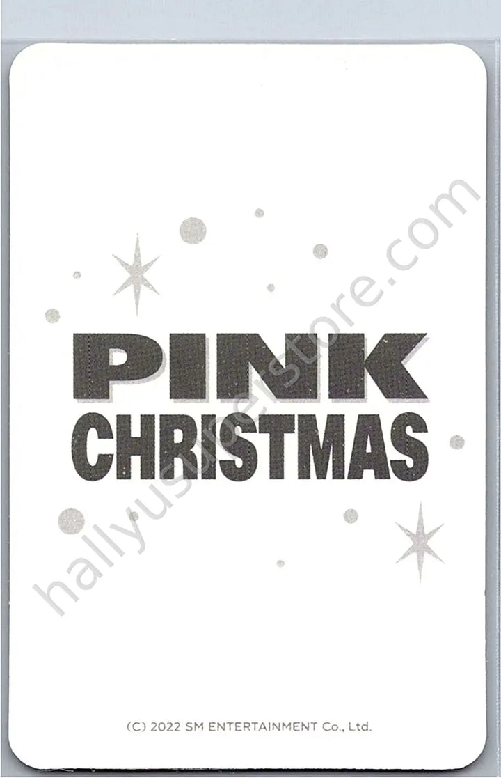 Red Velvet - Wendy - Pink Christmas 2022 version trading card