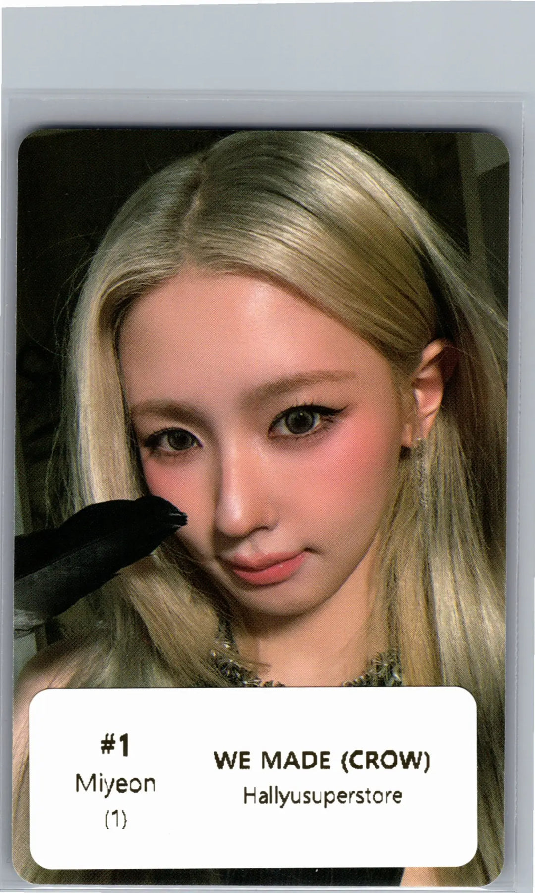 I-DLE "We made" - Official Photocard (Crow Ver.) [26.07.07]
