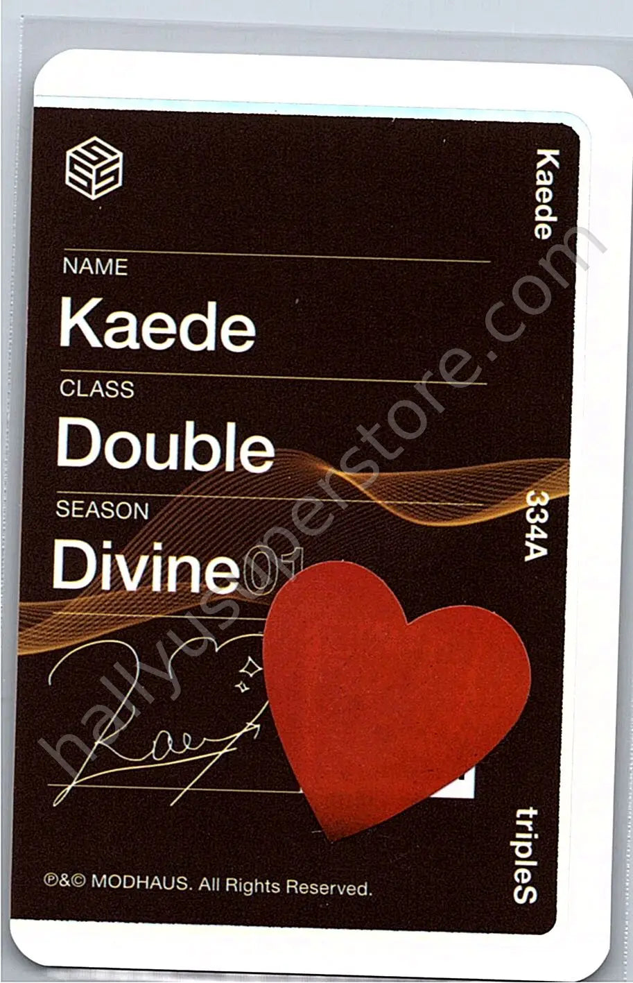 tripleS - Kaede - Performante album photocard objekt music album (UNSCANNED)