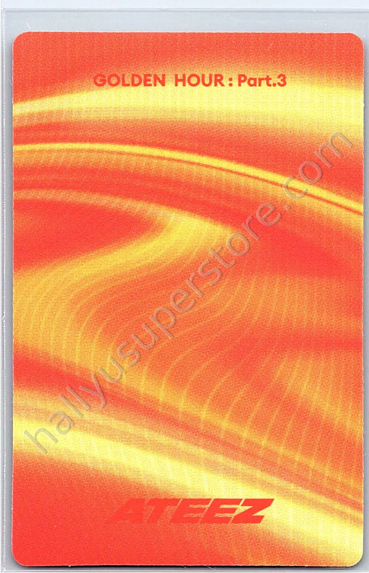 ATEEZ - Seonghwa - ATEEZ - San - Golden Hour : Part.3 Album poca album