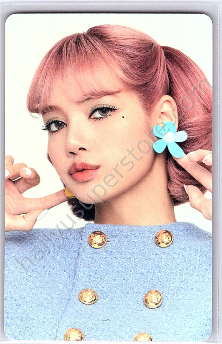 BLACKPINK - Lisa - 2022 Welcoming Collection holographic (hologram) pob (pre-order benefit) weverse global shop (wvg)