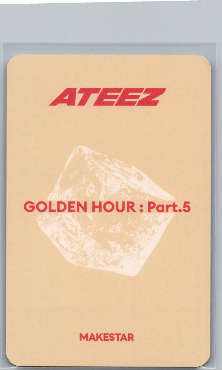 ATEEZ "GOLDEN HOUR : Part.5" - Makestar Pre-Order Benefit Photocard (CDP Ver.) [26.07.08]