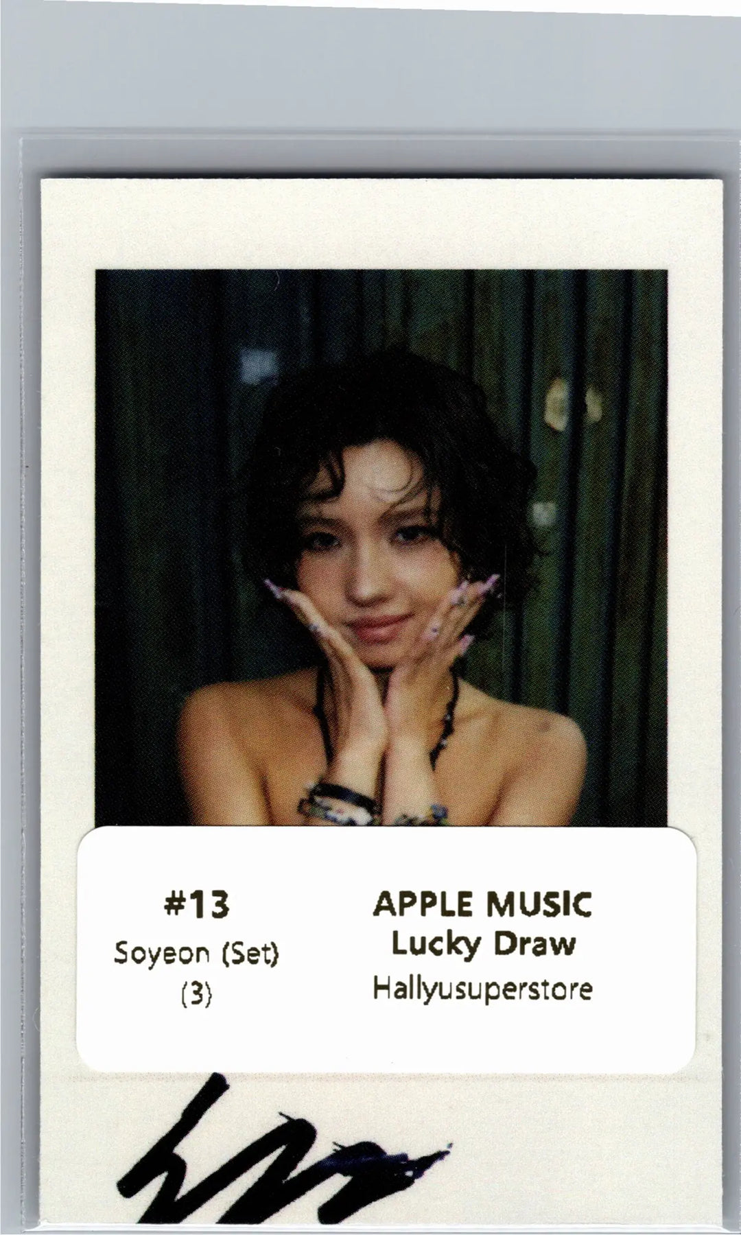 I-DLE "We made" - Apple Music Lucky Draw Event Photocard, Polaroid type Photocard [26.07.09]