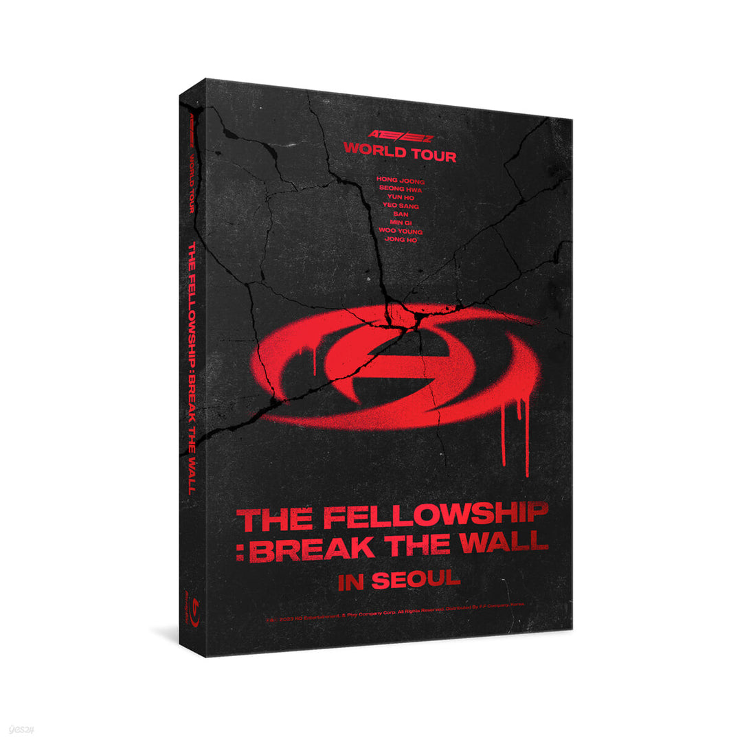 [In Stock MD] ATEEZ WORLD TOUR [THE FELLOWSHIP : BREAK THE WALL] IN SEOUL [Blu-ray] - HALLYUSUPERSTORE