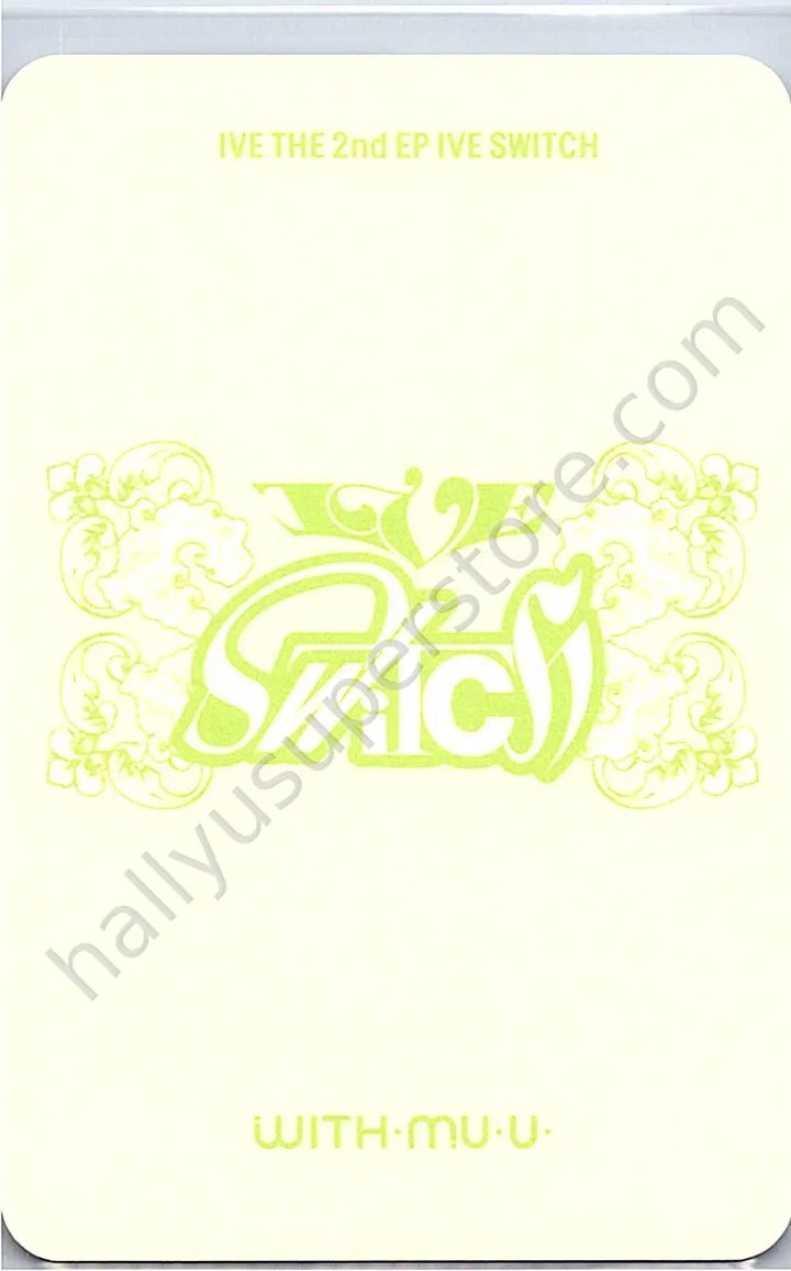 IVE - Leeseo - IVE SWITCH B version lucky draw (LD) round 3 withmuu