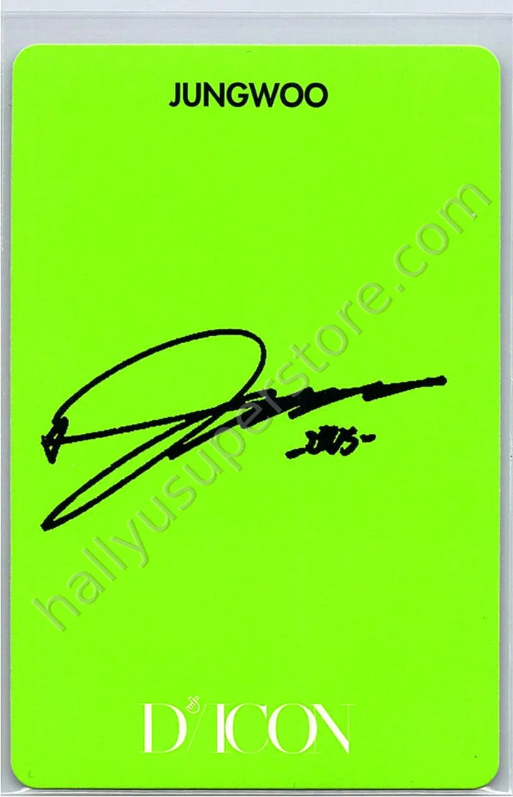 NCT 127 - Jungwoo - dicon 101 custom book photocard