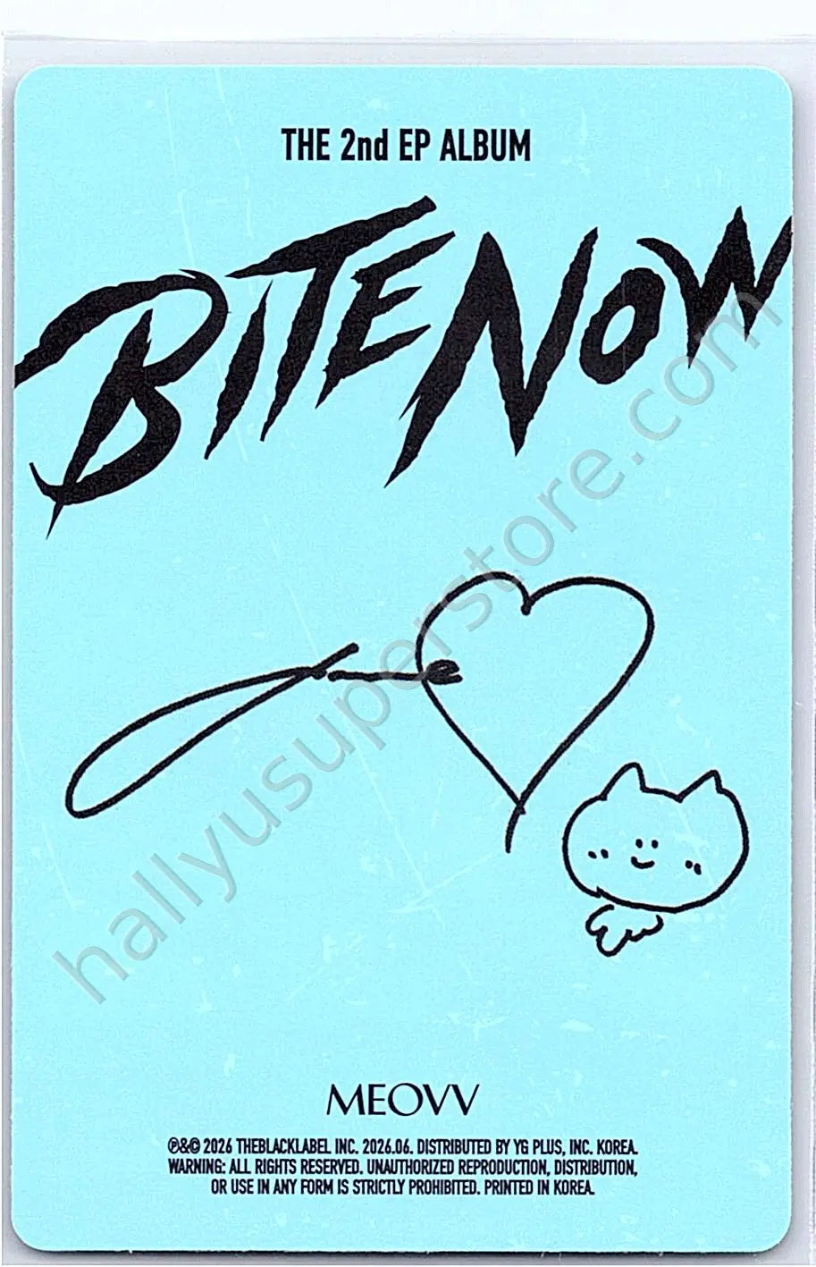 MEOVV - Anna - BITE NOW album photocard photobook version