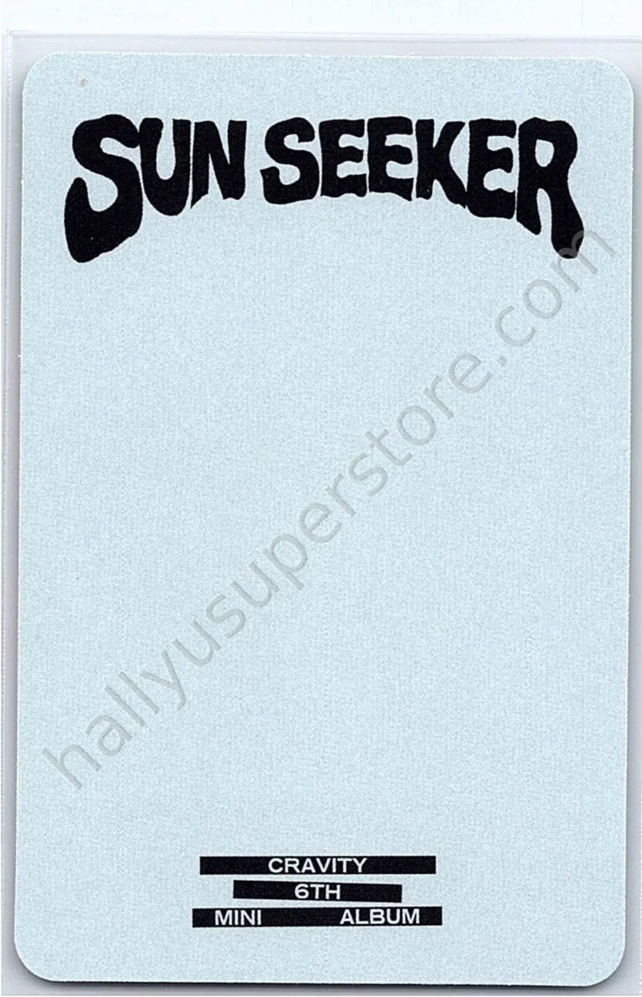 CRAVITY - Unit - SUN SEEKER album photocard seeker version