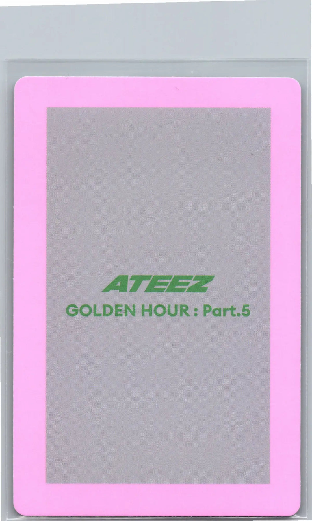 ATEEZ "GOLDEN HOUR : Part.5" - Official Photocard (A ver.) [26.06.26]
