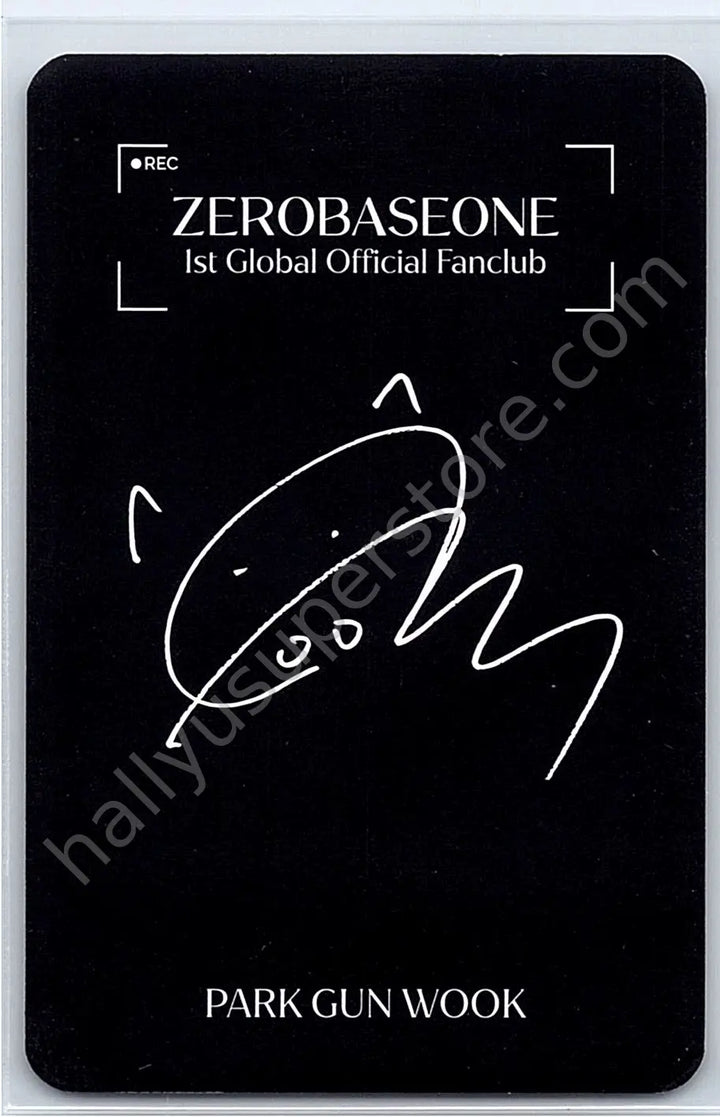 ZEROBASEONE - Gunwook - 1st Global Official Fanclub fanclub photocard set