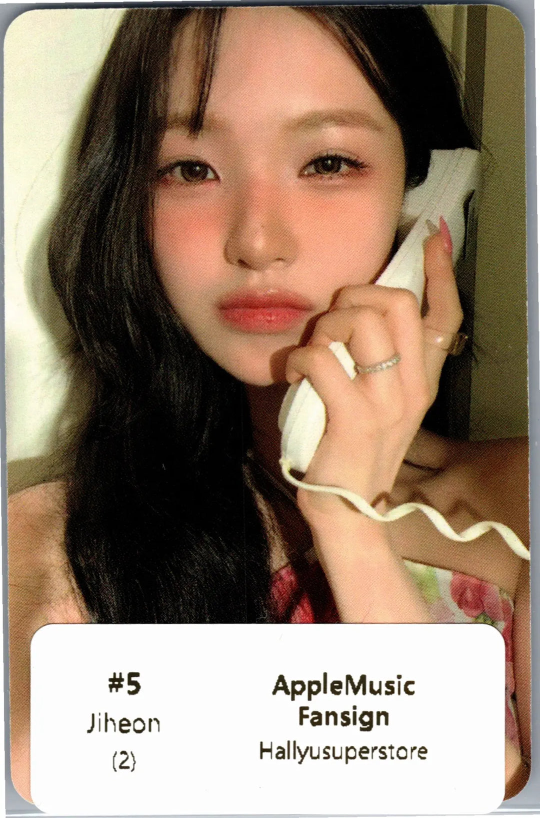 fromis_9 "Glow ME" - Apple Music Fansign Event Photocard [26.08.06]