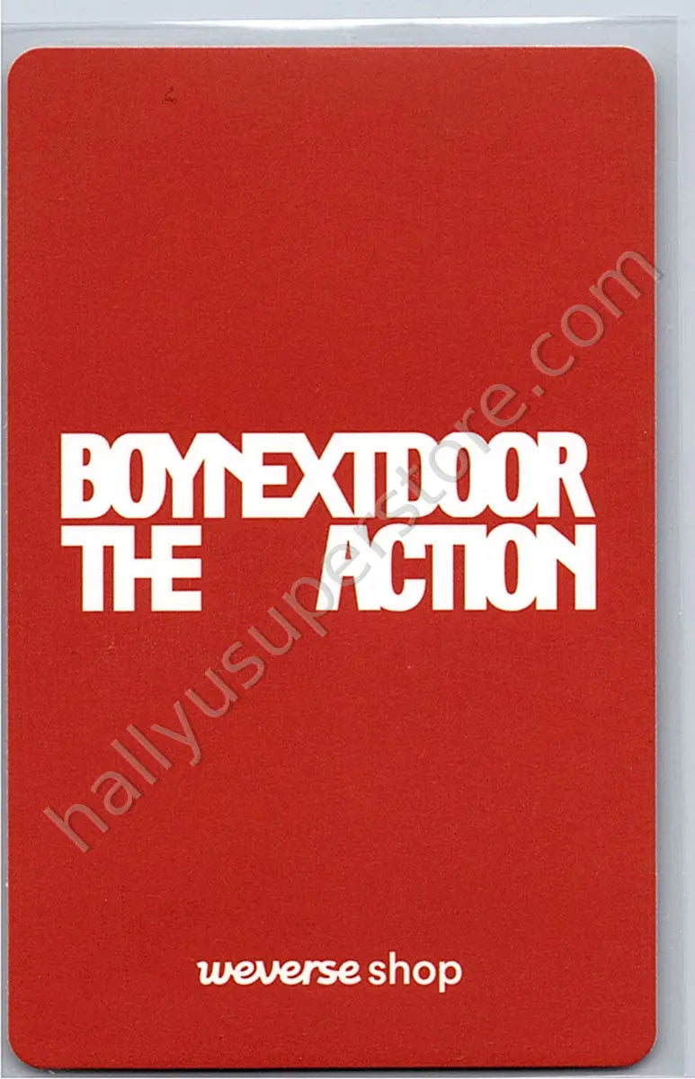 BOYNEXTDOOR - Riwoo - The Action
