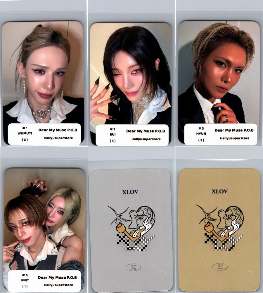 XLOV "I,God" - Dear My Muse Pre-Order Benefit Photocard [26.06.10]