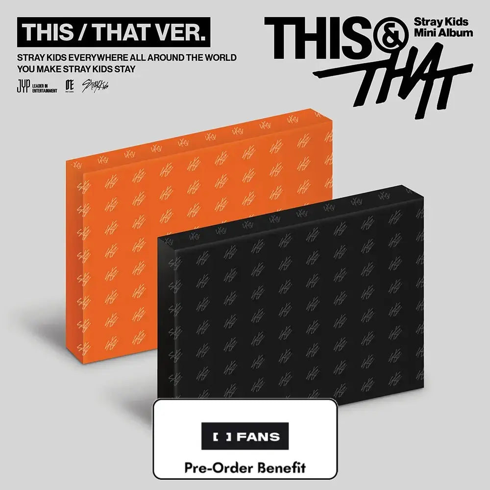[Pre-Order] Stray Kids - THIS &amp; THAT (THIS VER., THAT VER.) + Pre-Order benefit