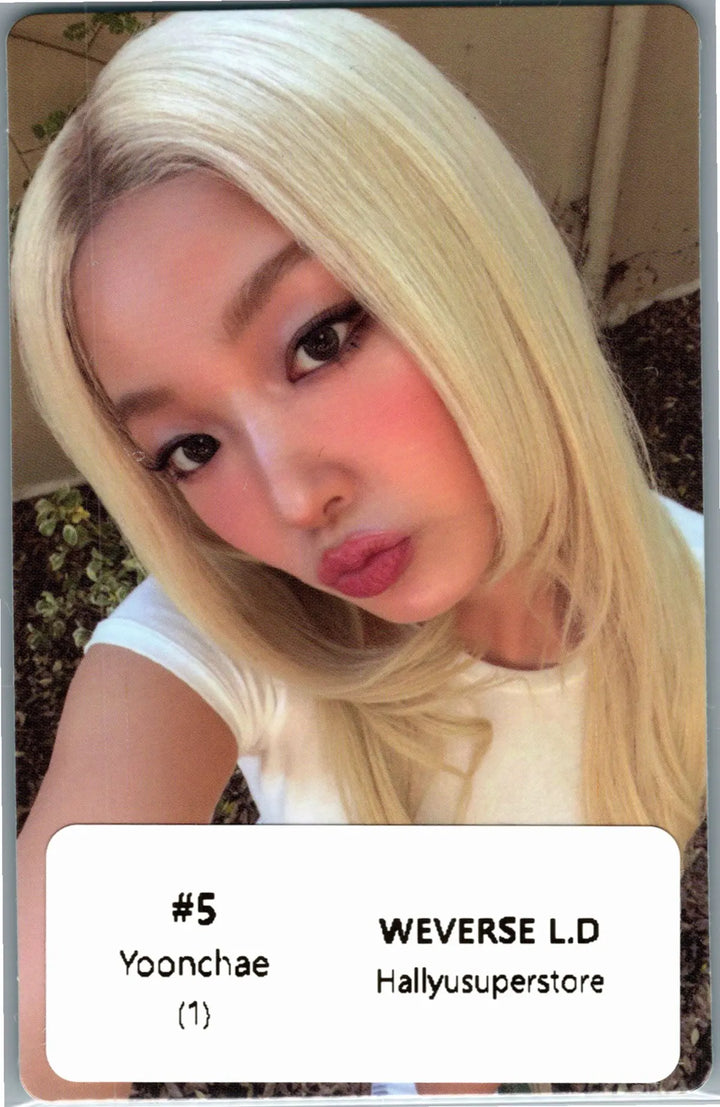 KATSEYE "WILD" - Weverse Shop Lucky Draw Event Photocard [26.08.18]
