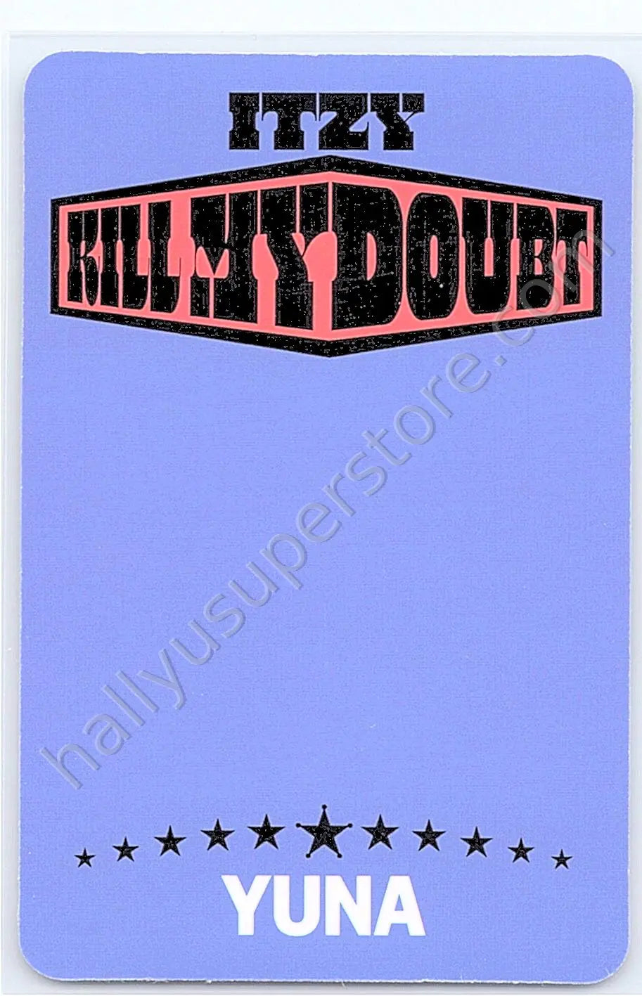 ITZY - Yuna - ITZY - Yeji - KILL MY DOUBT Album album photocard