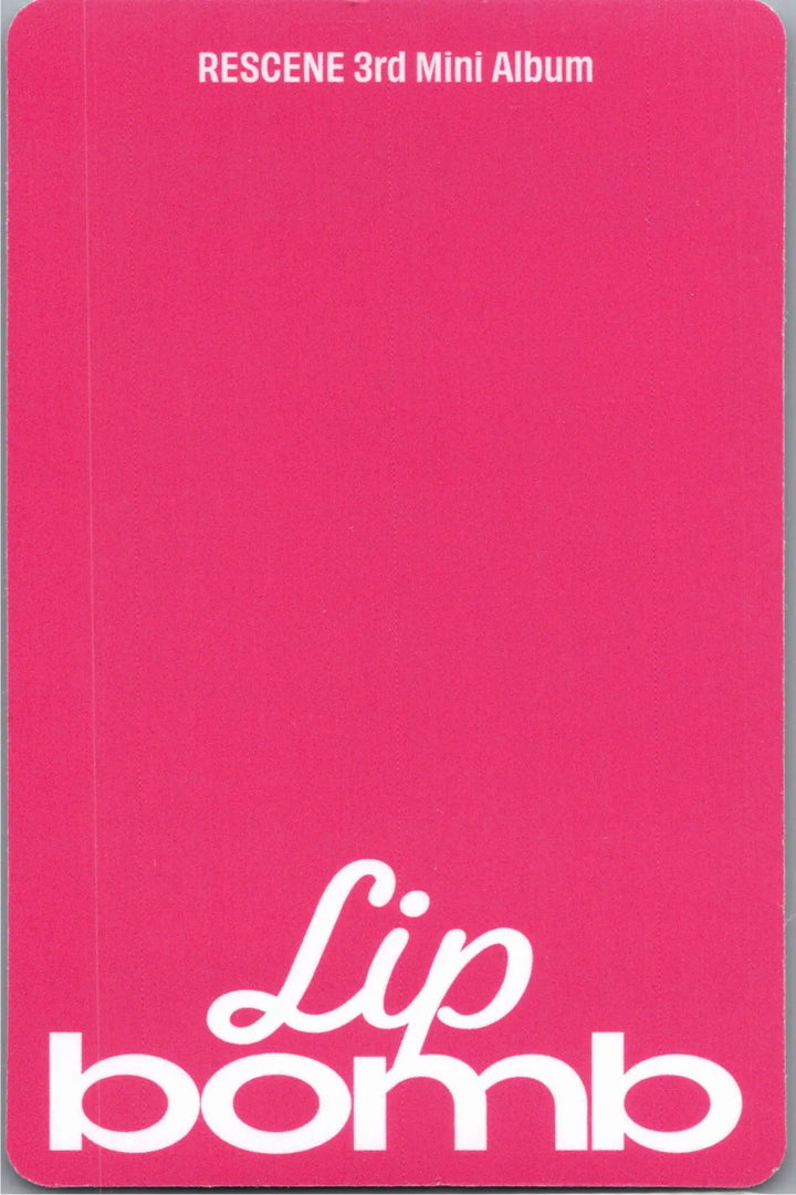 RESCENE "Lip bomb" - Official Photocard (QR)(Photocard Ver.) [26.07.24]