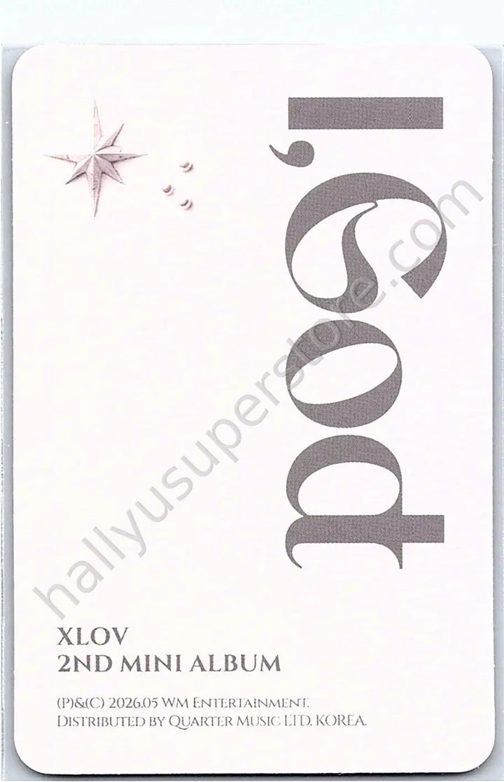 XLOV - Haru - UXLXVE album photocard O version