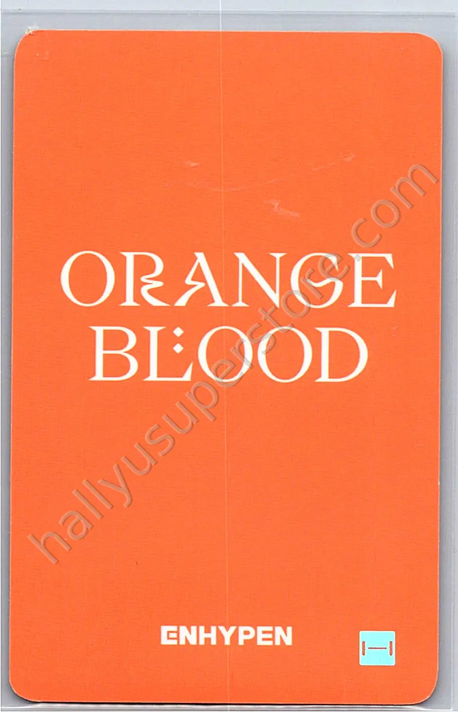 ENHYPEN - Jay -  ORANGE BLOOD Album round 1 lucky draw soundwave