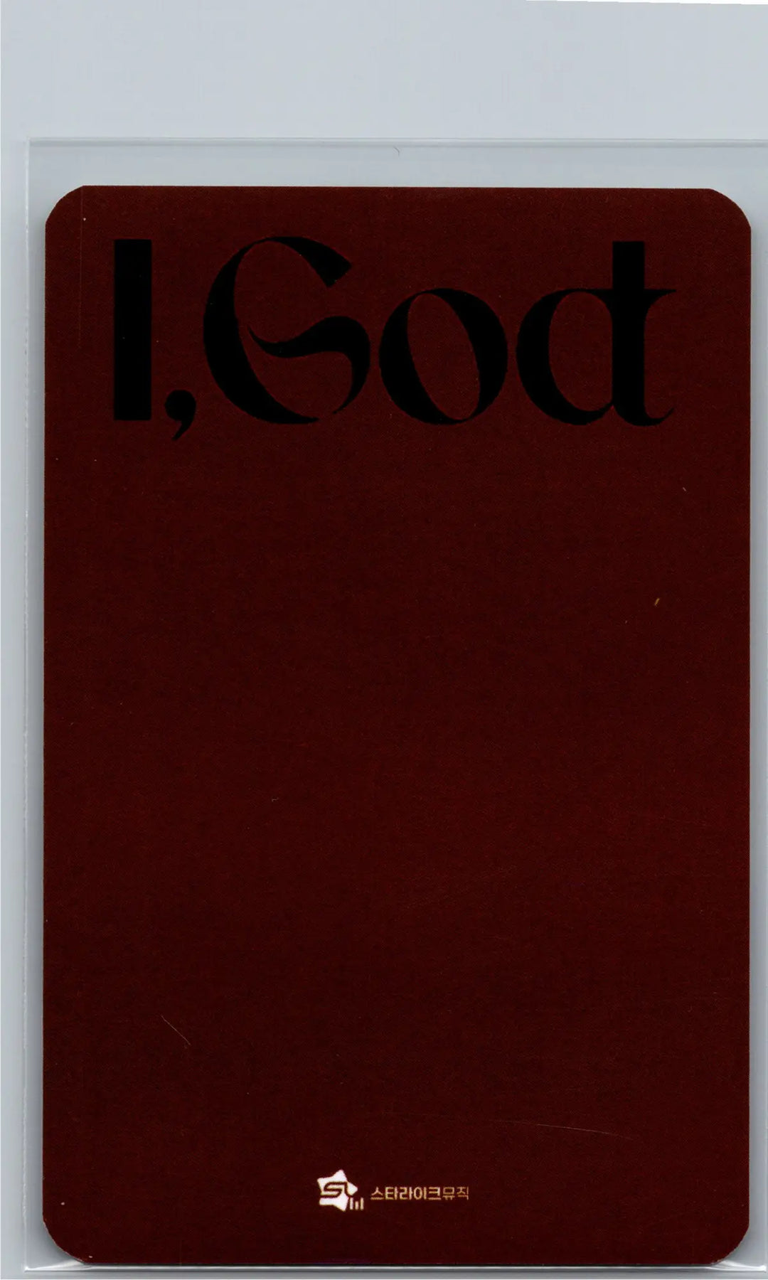 XLOV "I,God" - Star Like Muisc Fansign Event Photocard R2 [26.07.02]