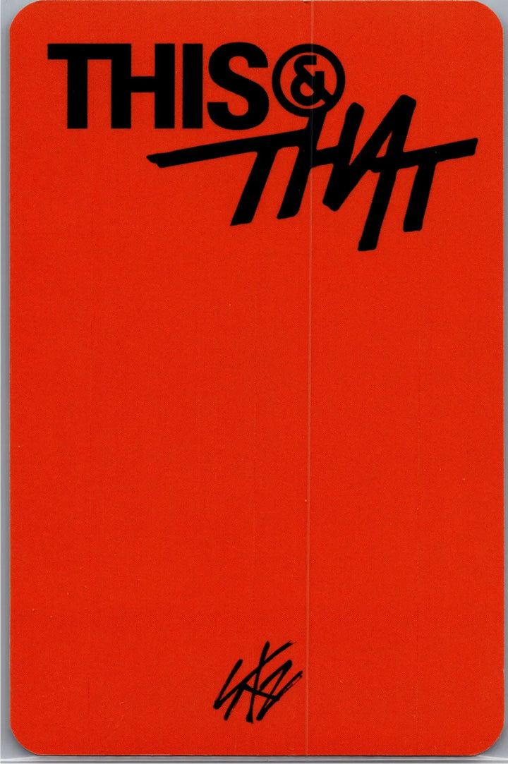 Stray Kids "THIS &amp; THAT" - Music Plant Pre-Order Benefit Photocard [26.08.18]