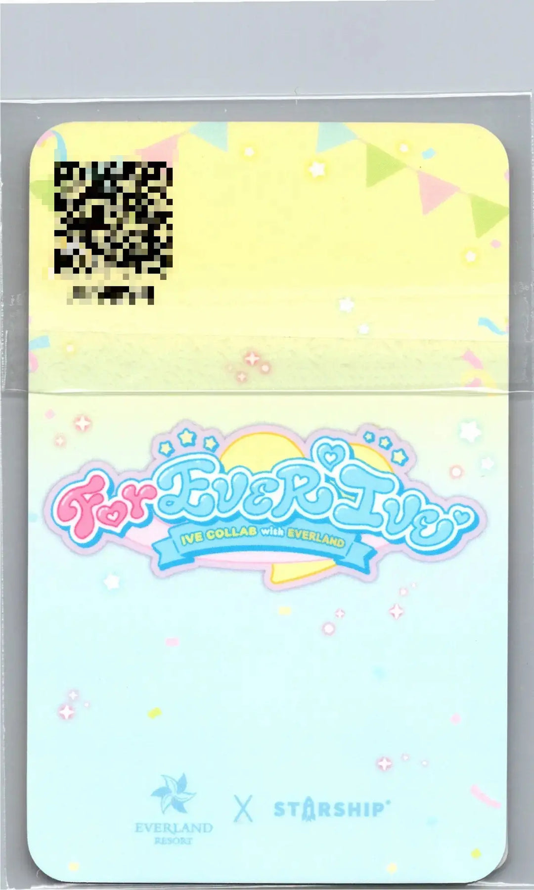 IVE - IVE COLLAB with EVERLAND <ForEVER IVE> POP-UP Store Photopass Event Photocard [26.07.02]