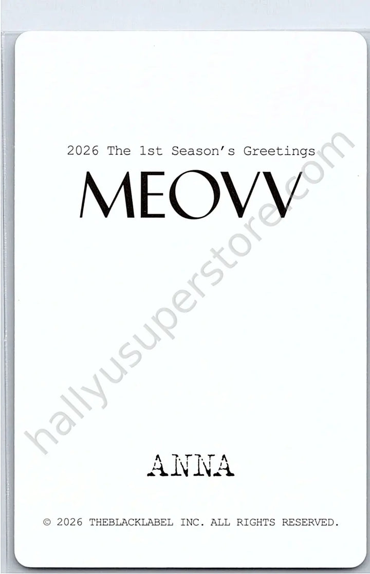 MEOVV - Anna - 2026 Season’s Greetings season&