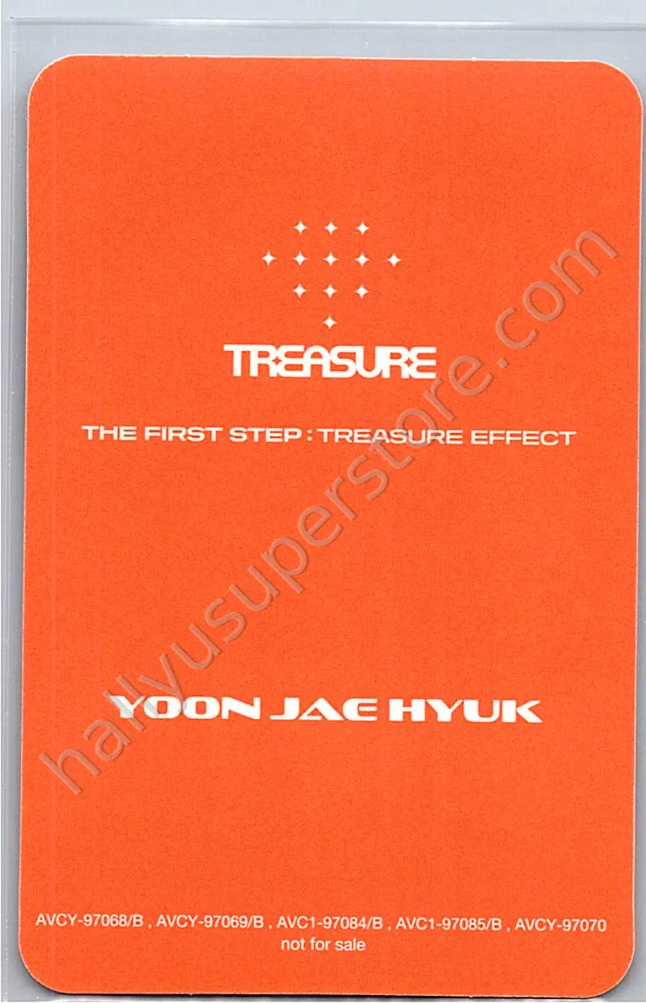 TREASURE - Yoon Jaehyuk - THE FIRST STEP : TREASURE EFFECT (Japanese Version) A version album photocard
