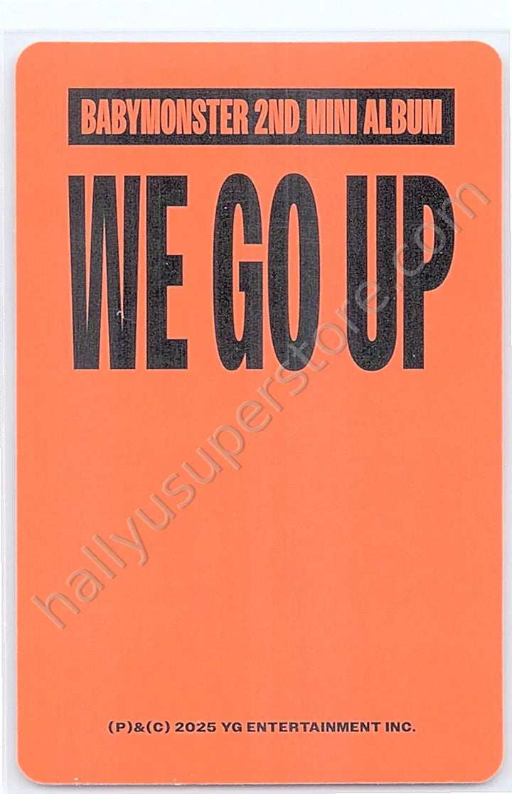 BABYMONSTER - Pharita - BABYMONSTER - Ruka - WE GO UP Album go version album photocard