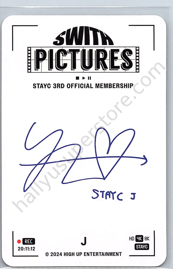 STAYC - J - Swith 3rd Membership Kit - Swith Pictures