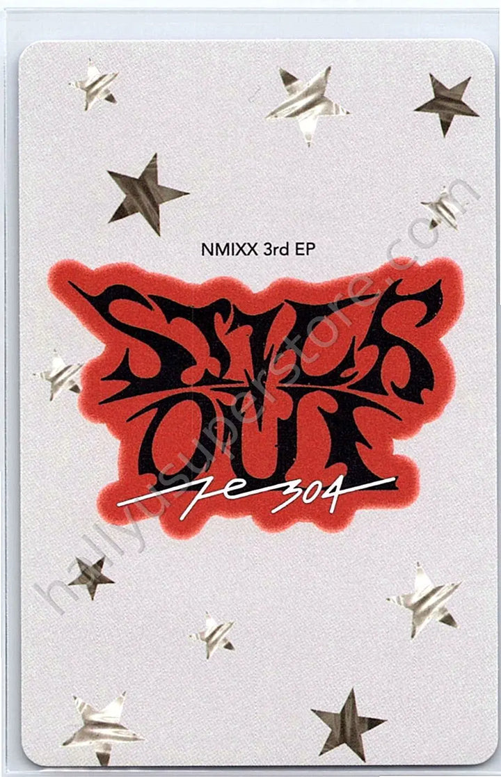 NMIXX - Bae - Fe3O4: STICK OUT album photocard nemo version nephelomancy version photocard set