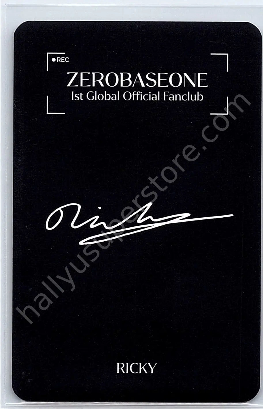 ZEROBASEONE - Ricky - 1st Global Official Fanclub fanclub photocard set