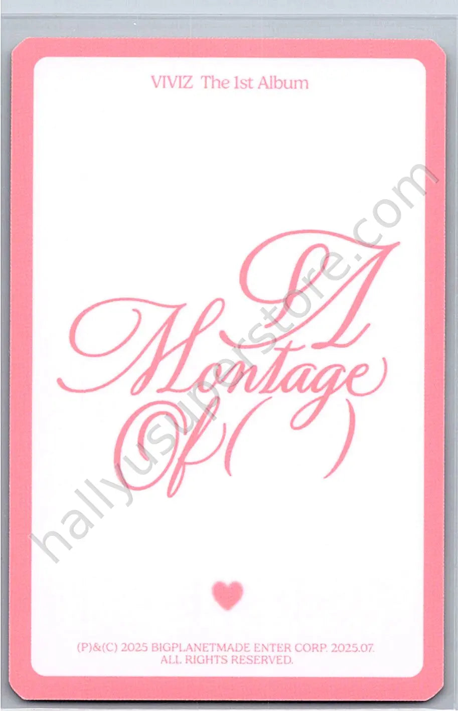 VIVIZ - Umji - A Montage of ( ) album photocard qr version